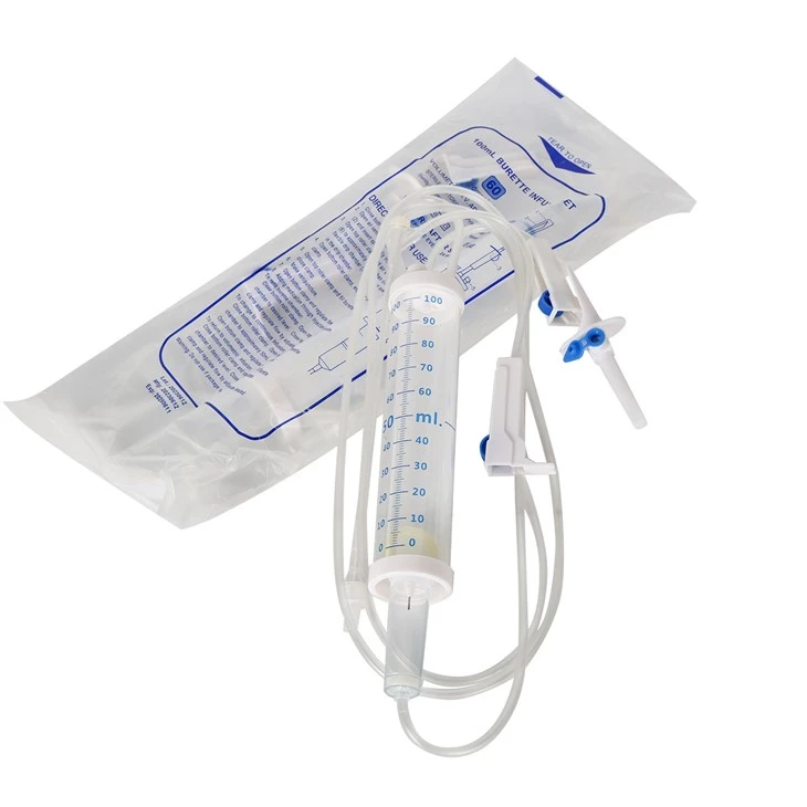Medical Infusion Set With Burette factory